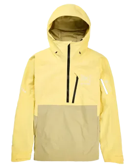 Burton Men's [ak]® Velocity Gore‑Tex 2L Anorak Snow Jacket - Buttermilk/Mushroom