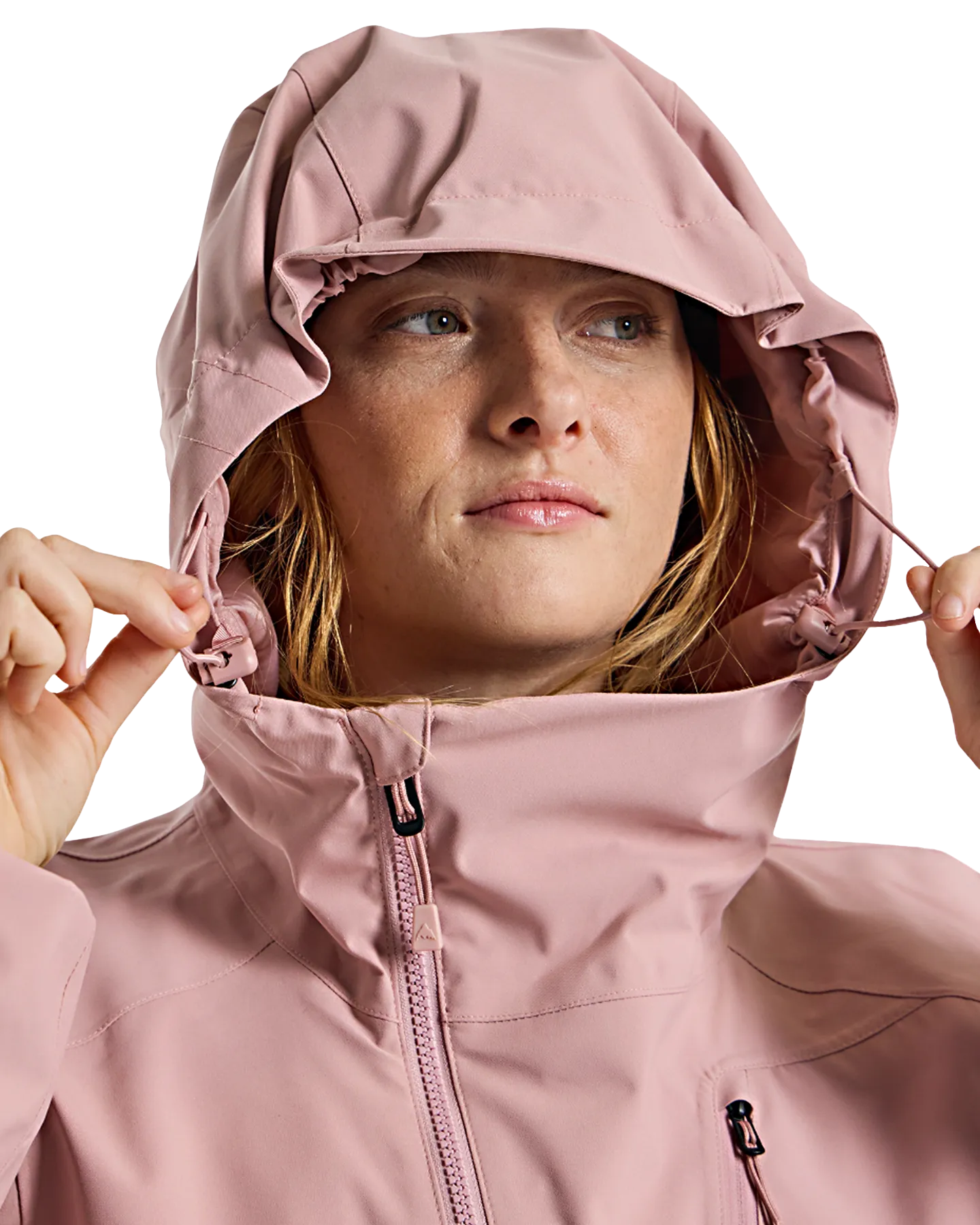 Burton Pyne 2L Womens Durable Snow Jacket in Powder Blush Color