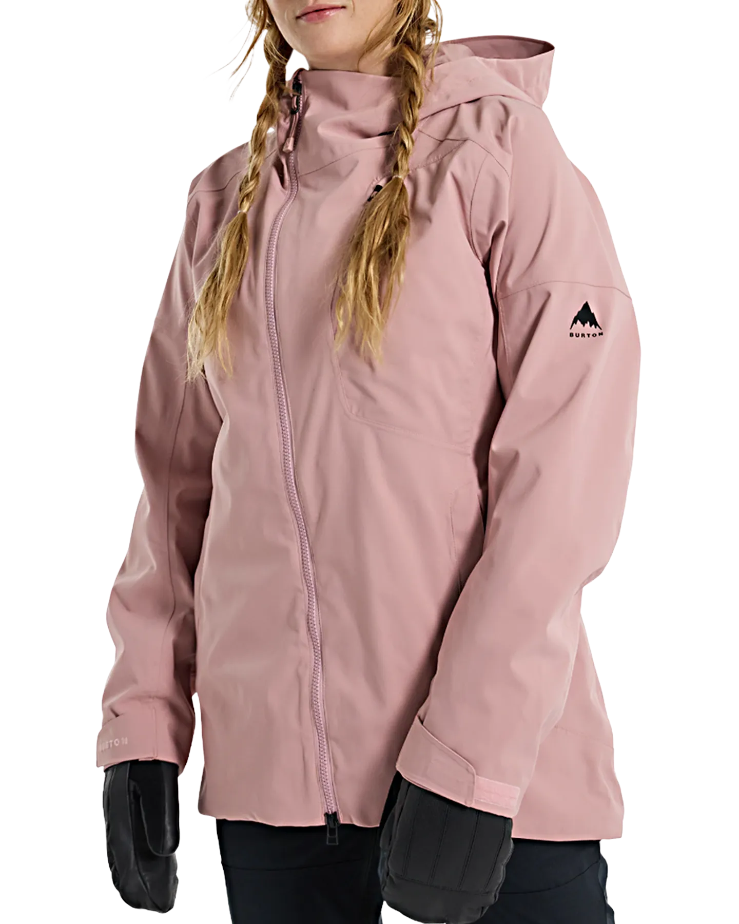 Burton Pyne 2L Womens Durable Snow Jacket in Powder Blush Color