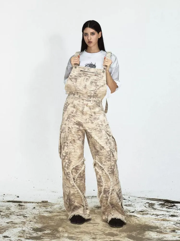 Camouflage multi-pocket overalls【s0000009214】