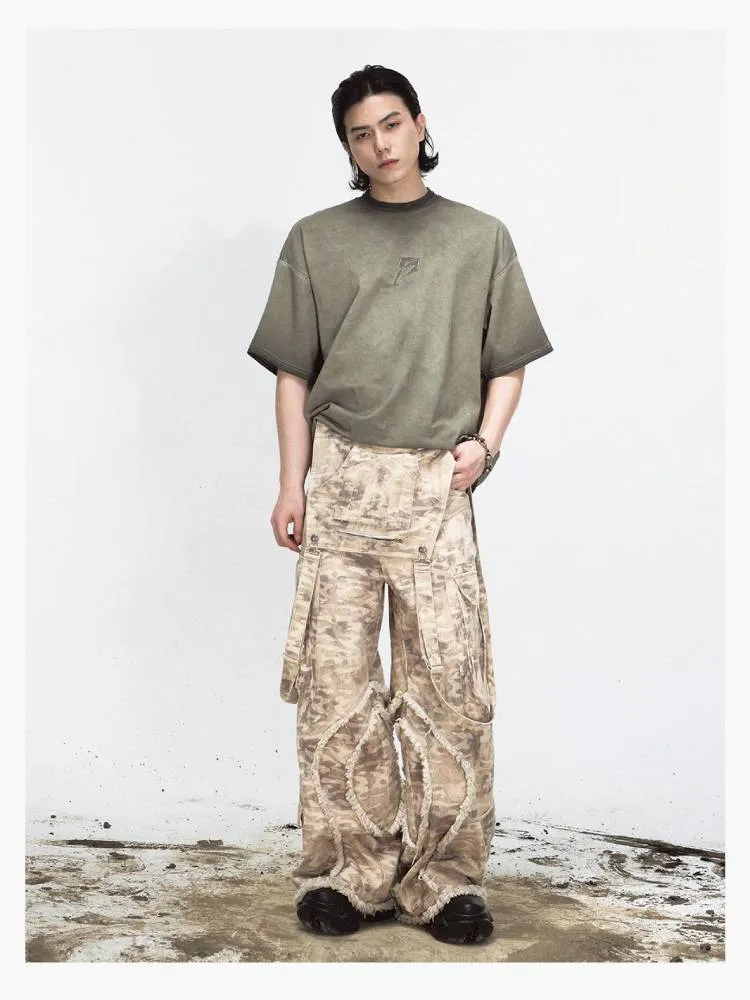 Camouflage multi-pocket overalls【s0000009214】
