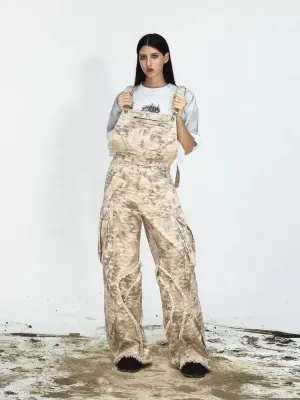 Camouflage multi-pocket overalls【s0000009214】