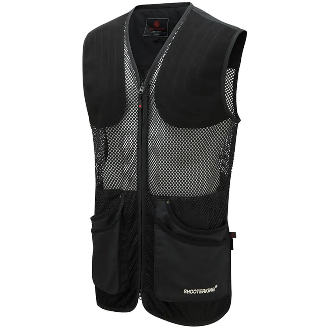 Clay Shooter Summer Vest - Black by Shooterking