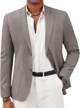 COOFANDY Mens Casual Sport Coat Lightweight Two Button Blazer Slim Fit Business Jackets