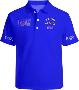 Custom Polo Shirts Bulk for Men Women Personalized Polo Shirts with Logo Name Picture for Business Print Work Shirt