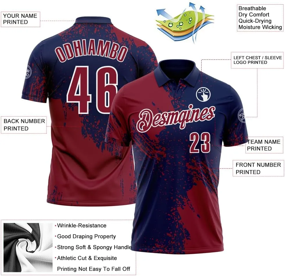 Customized Golf Polo Shirts for Men Women Youth, Personalized Bowling Tennis Sports Team Jerseys Design Work Uniforms