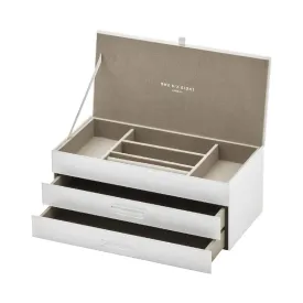 Gabriella Large Jewellery Box - White