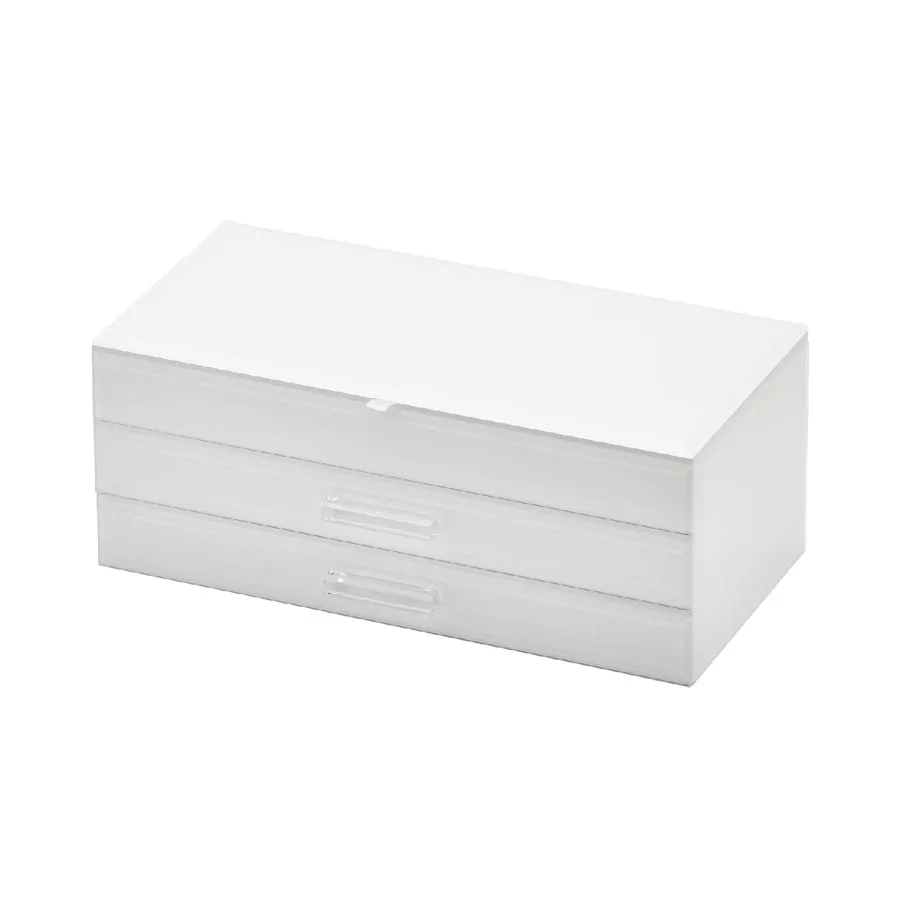 Gabriella Large Jewellery Box - White
