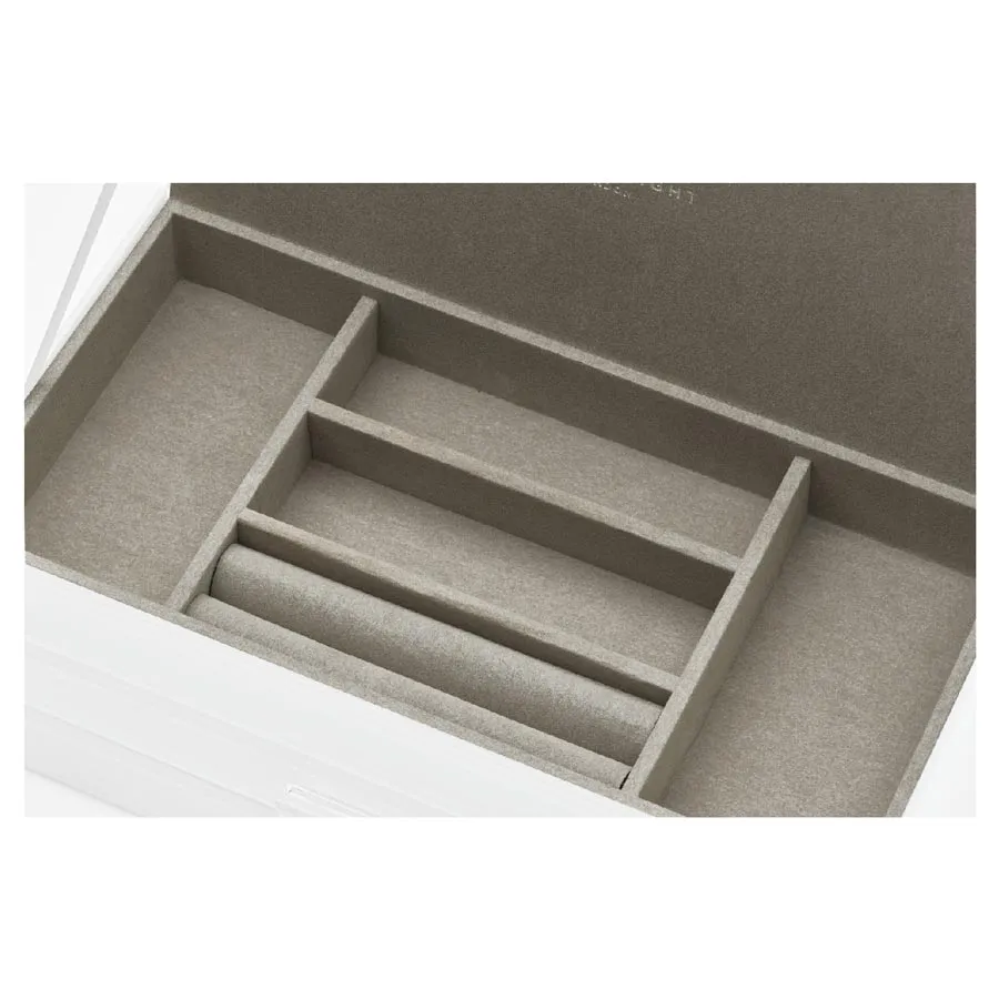 Gabriella Large Jewellery Box - White