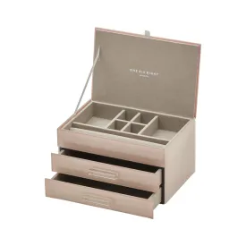 Gabriella Medium Jewellery Box - Blush