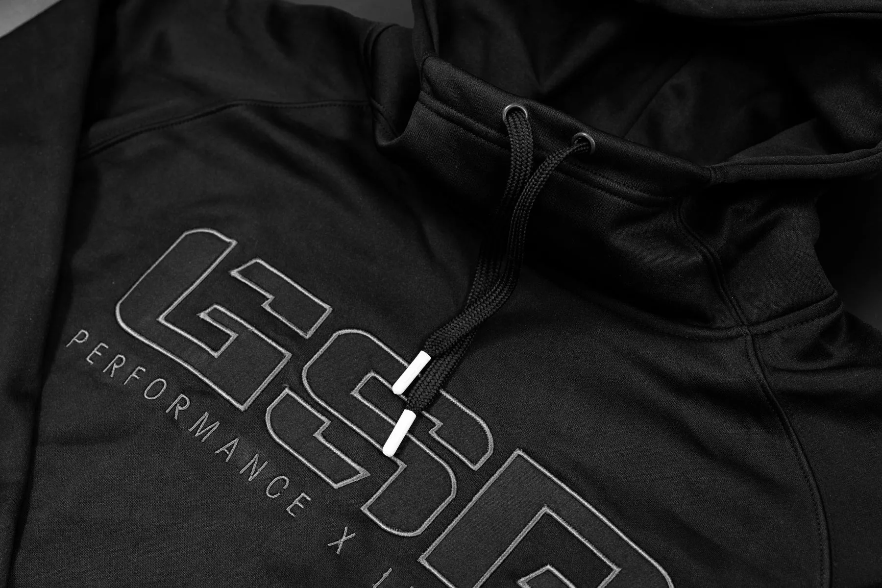 GSP PXL Scuba Neck TT Fleece Hoodie - Blackout