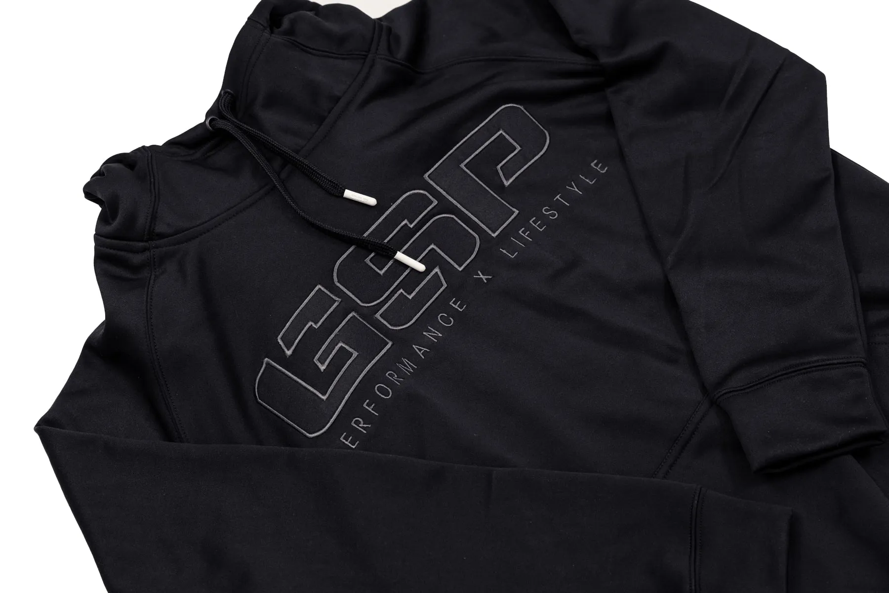 GSP PXL Scuba Neck TT Fleece Hoodie - Blackout