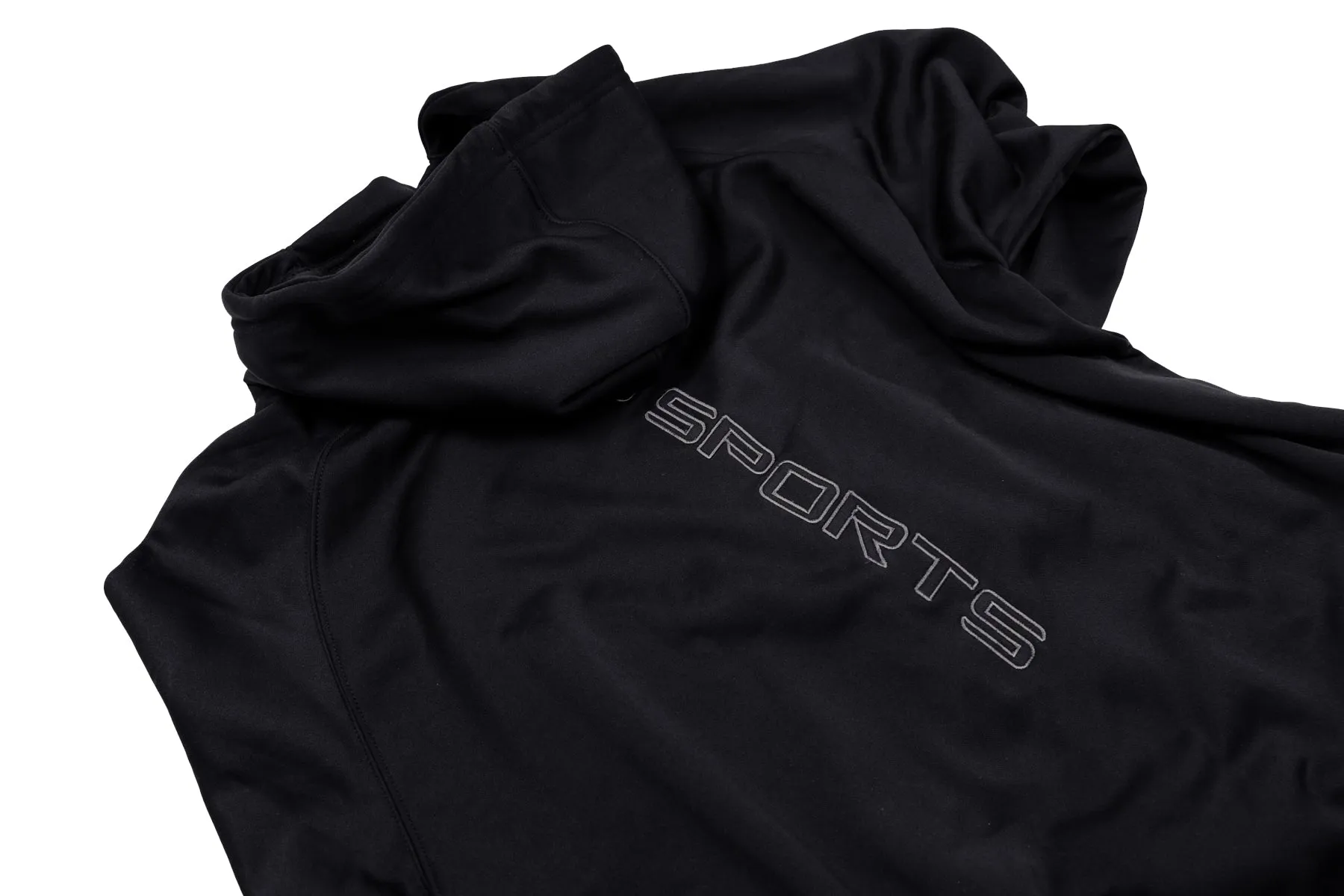 GSP PXL Scuba Neck TT Fleece Hoodie - Blackout