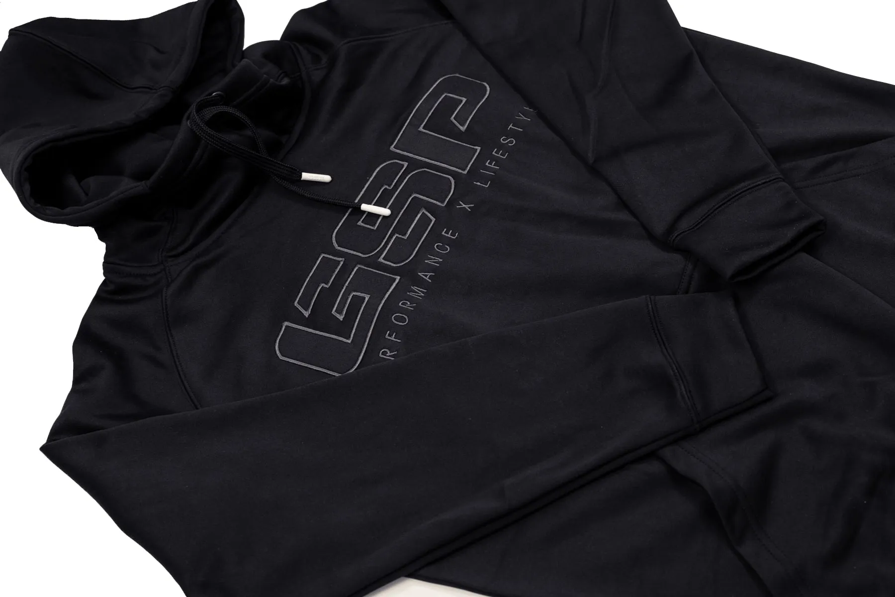 GSP PXL Scuba Neck TT Fleece Hoodie - Blackout