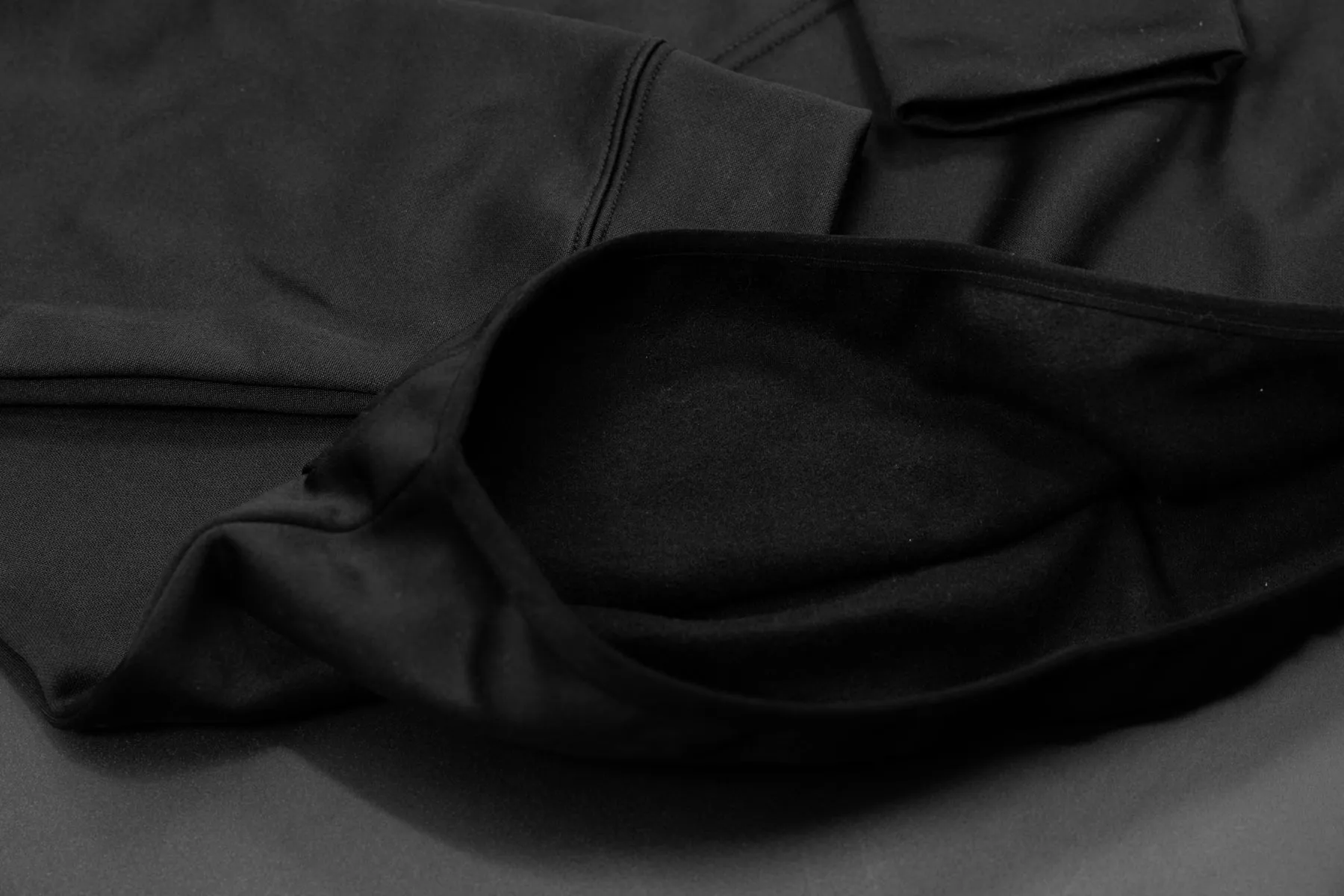 GSP PXL Scuba Neck TT Fleece Hoodie - Blackout