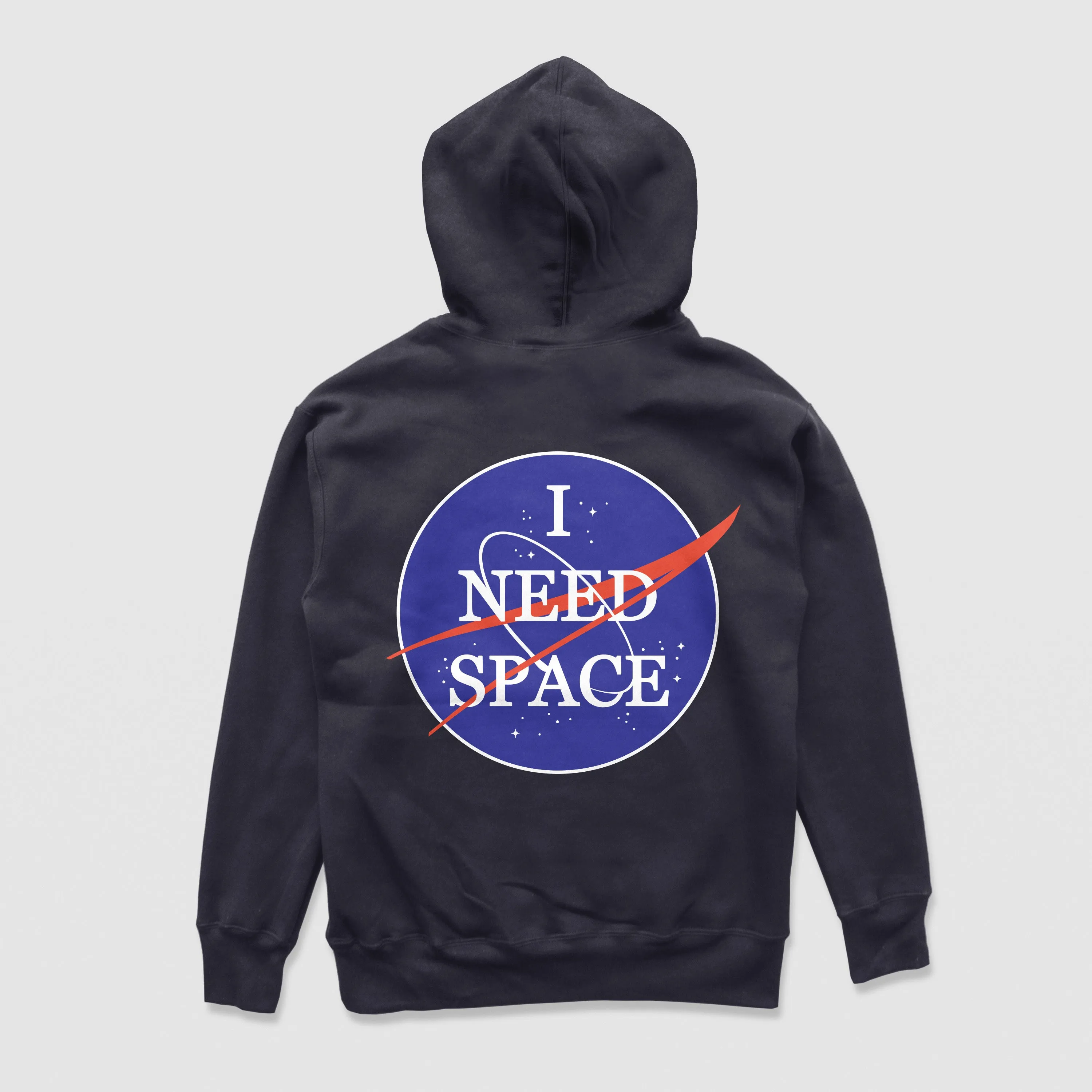 I Need Space Contrast Hoodie