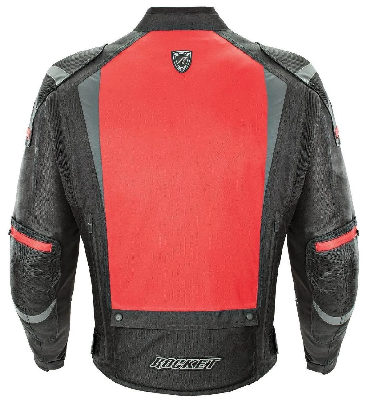 Joe Rocket Atomic 5.0 Men's Black Ande Red Textile Jacket