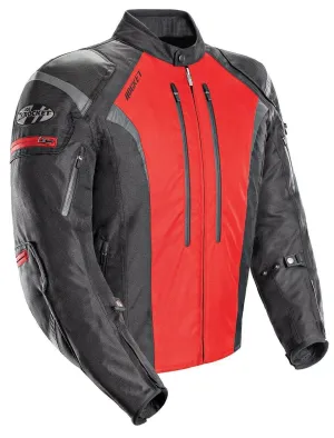 Joe Rocket Atomic 5.0 Men's Black Ande Red Textile Jacket