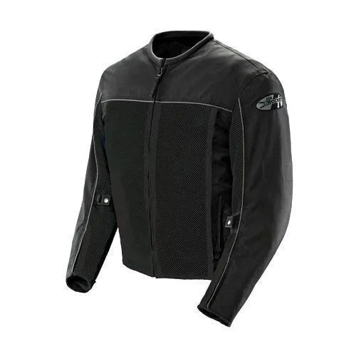 Joe Rocket 'Velocity' Mens Black Mesh Motorcycle Jacket