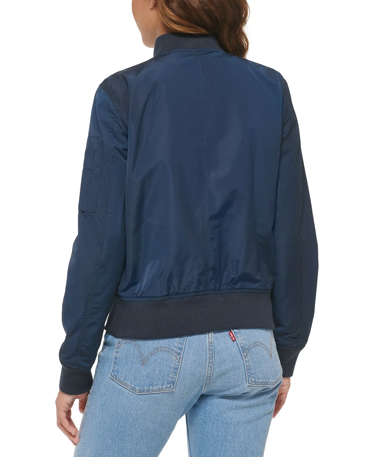 Levi's Women's Lightweight Zip Bomber, Navy Blue