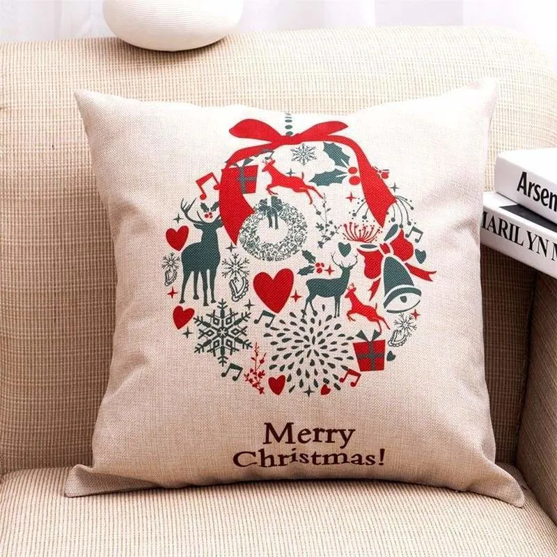 Linen Decorative Pillows Cover