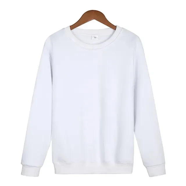 Men's Crew Neck Sweatshirt Thick Loose Fit Soft Basic Pullover Sweatshir Moisture Wicking & Breathable XS-3XL