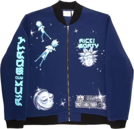 RICK AND MORTY Varsity Jackets for Men Graphic Print Lightweight Varsity Jackets Casual Fashion Coats