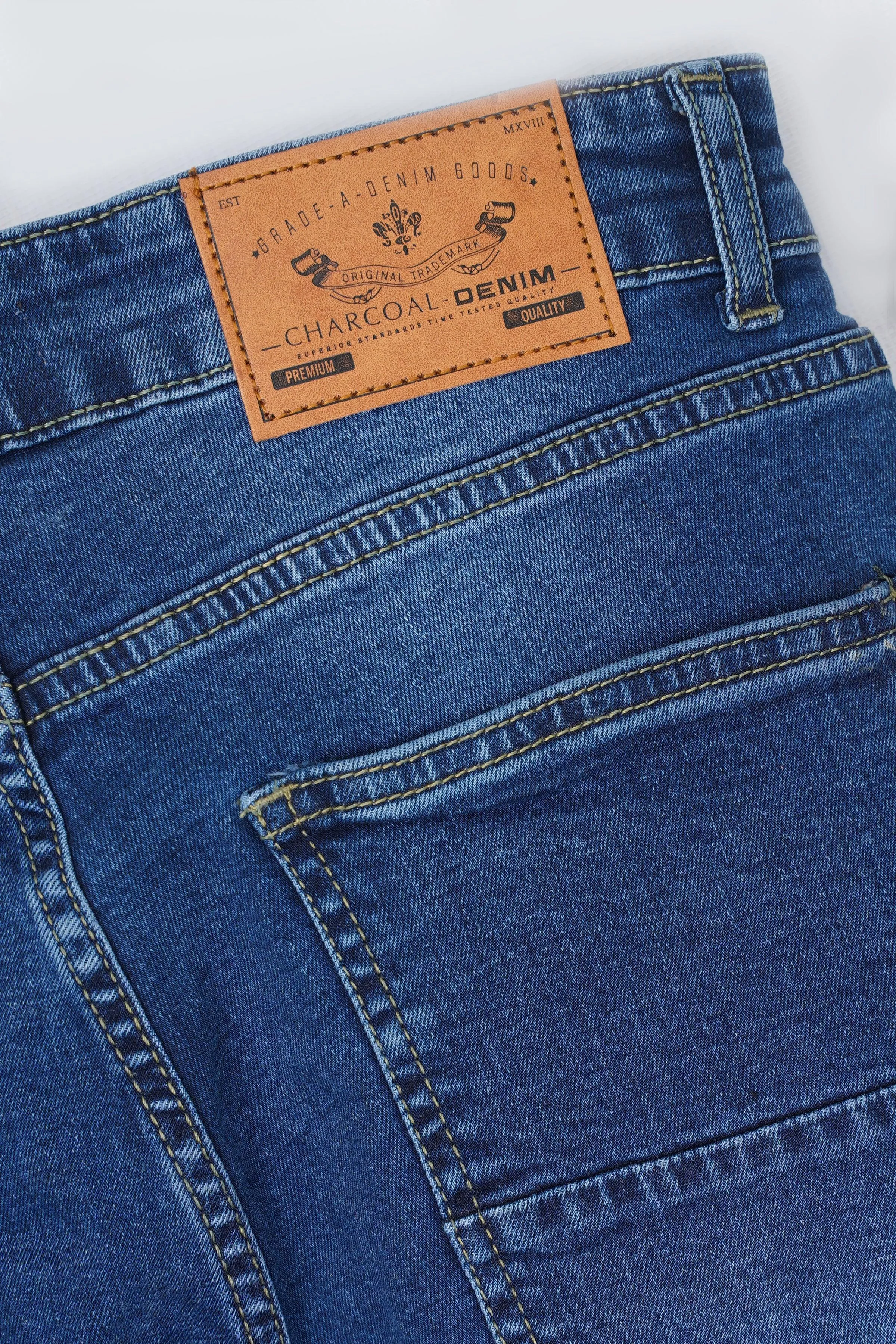 Skinny Leg Jean Mid blue