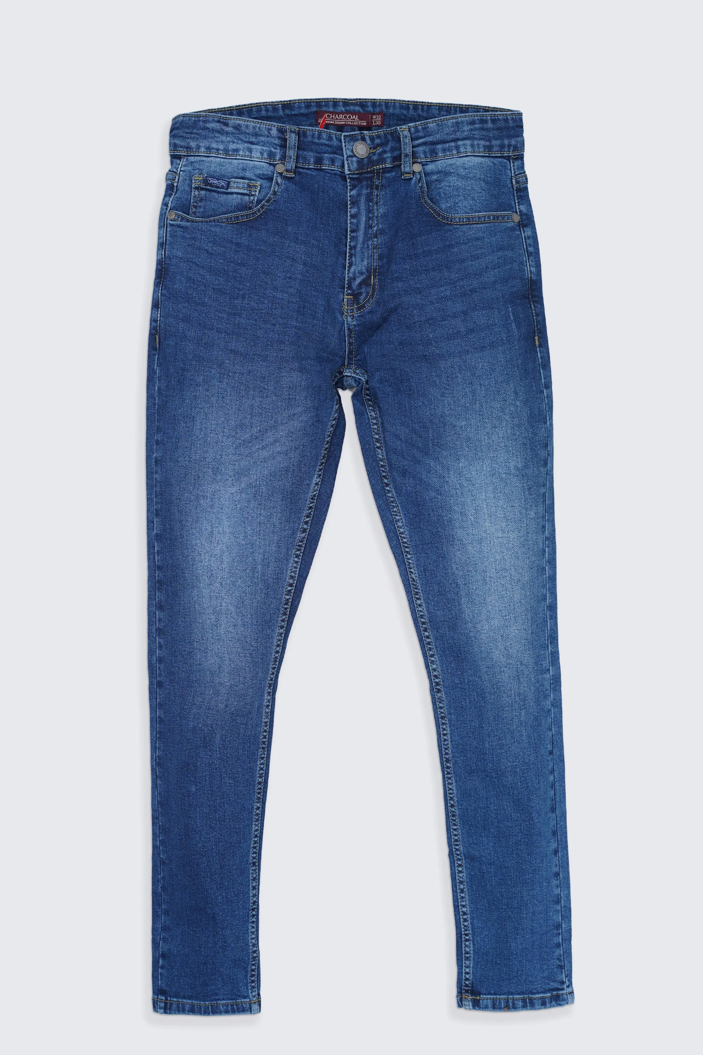 Skinny Leg Jean Mid blue