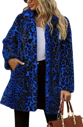 TOPONSKY Womens Winter Warm Lapel Faux Fur With Inner Lining & Buttons Coats