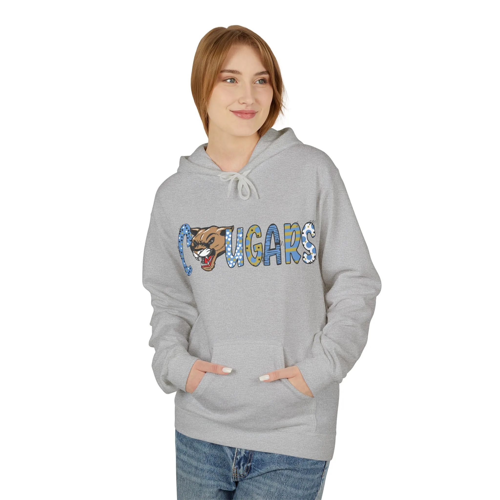 Unisex Midweight Softstyle Fleece Hoodie - Cougars 2