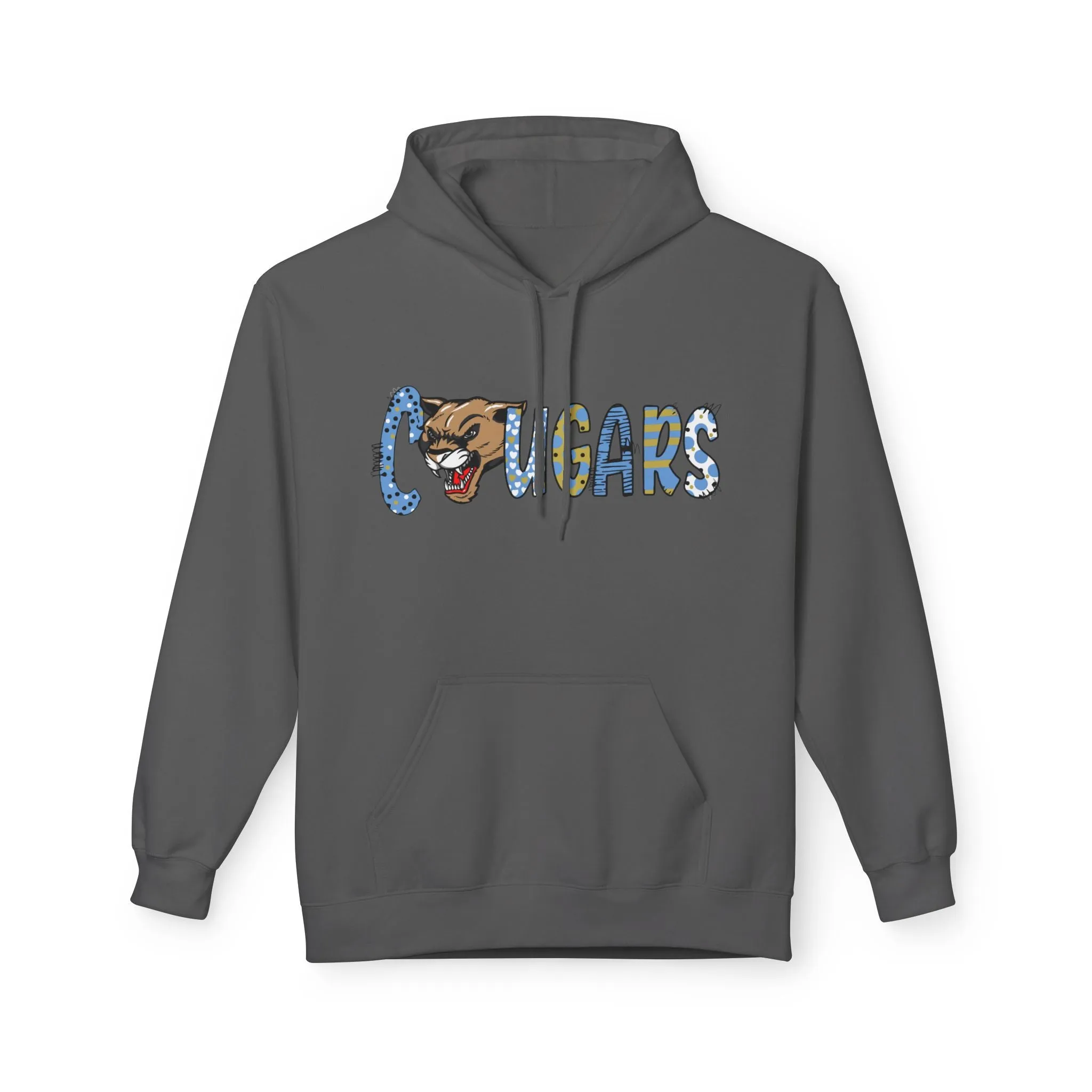 Unisex Midweight Softstyle Fleece Hoodie - Cougars 2