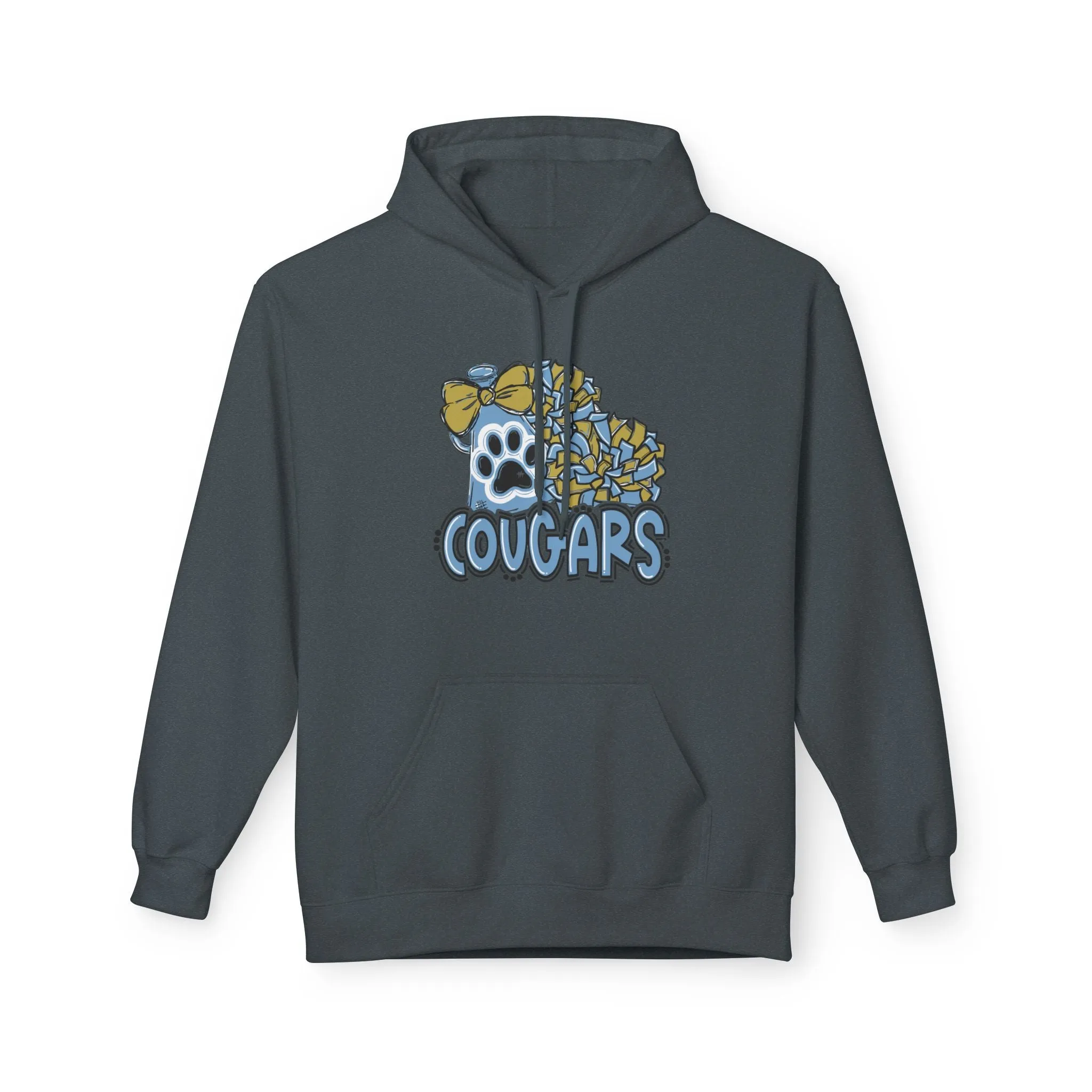 Unisex Midweight Softstyle Fleece Hoodie - Cougars Cheer