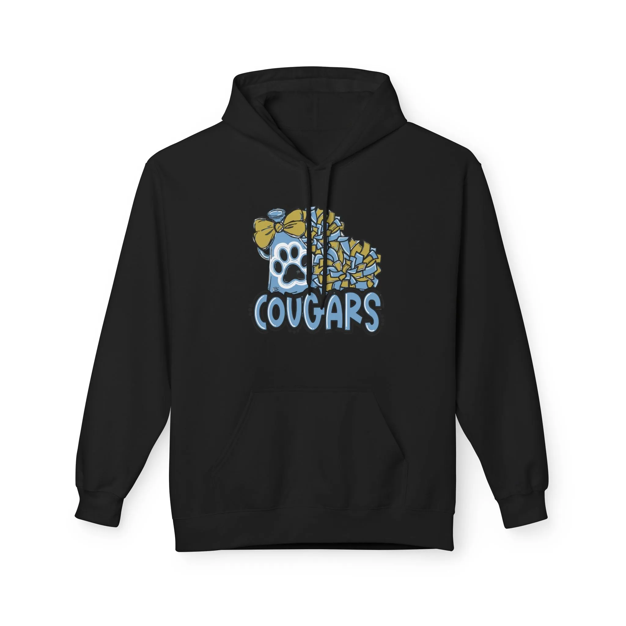 Unisex Midweight Softstyle Fleece Hoodie - Cougars Cheer