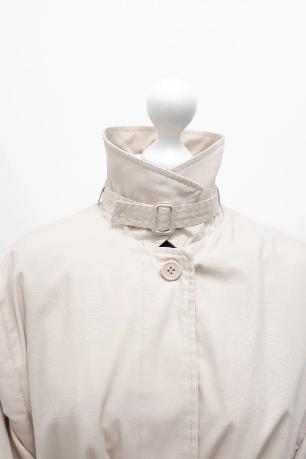 VINTAGE EXTRA BIG SHOULDERS TRENCH