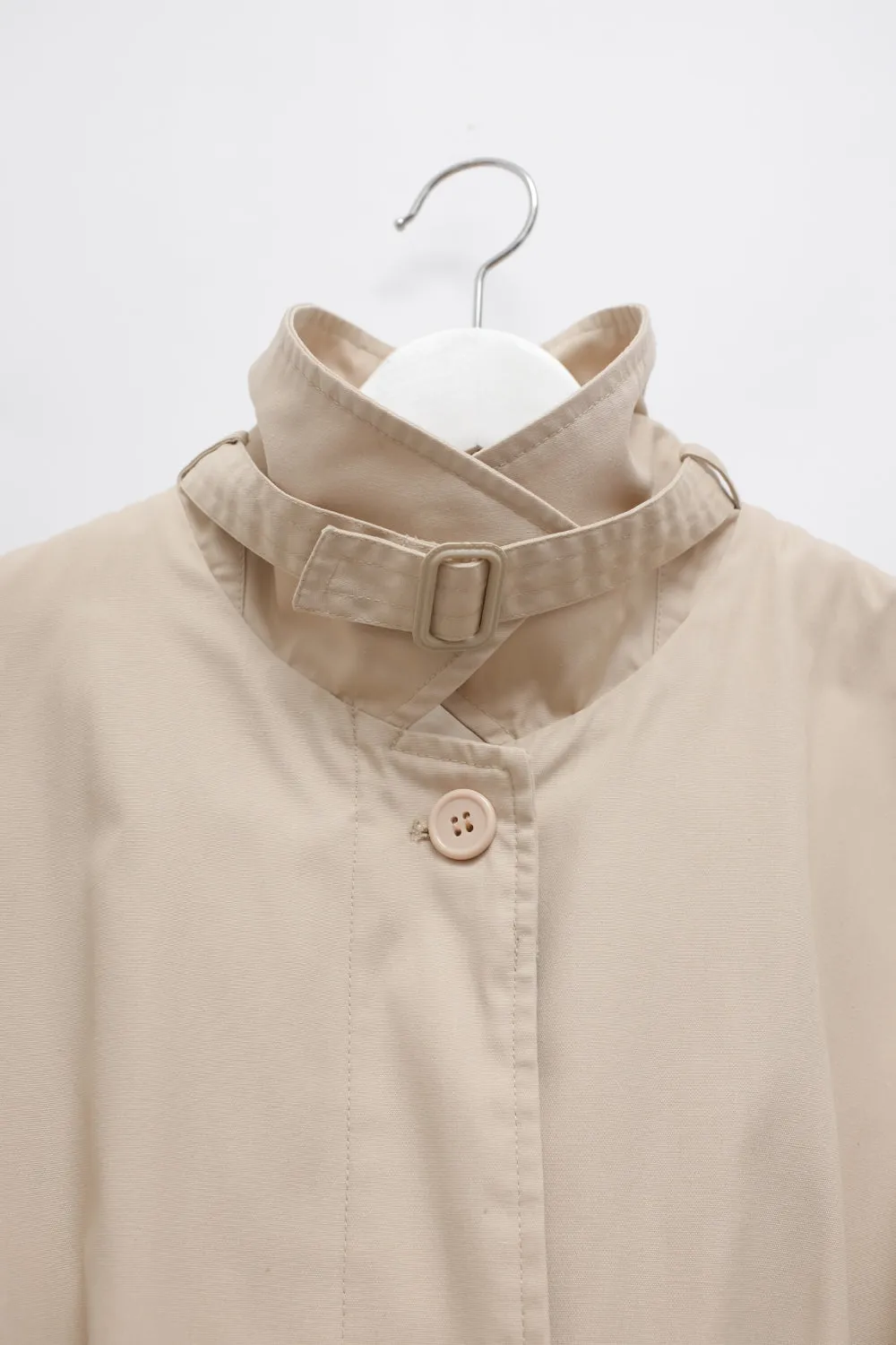 VINTAGE EXTRA BIG SHOULDERS TRENCH