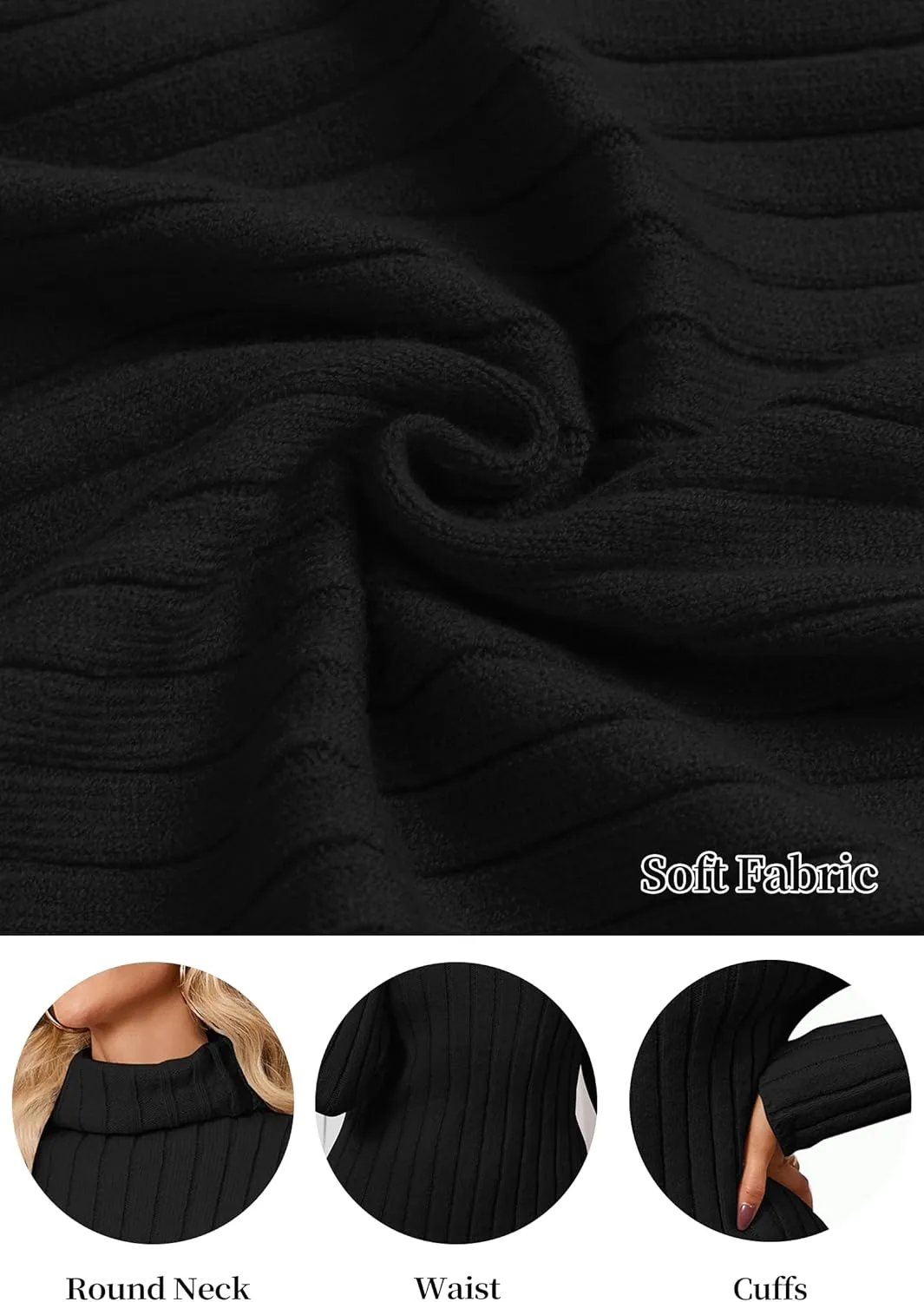Women's Mock Neck Ribbed Long Sleeve 2025 Spring Bodycon Pullover Cute Mini Sweater Dress Party Club Dress