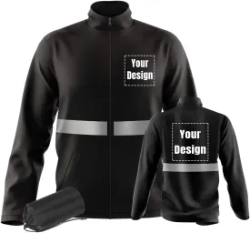 YOWESHOP High Visibility Reflective Safety Jacket Lightweight Breathable Customize Logo Work Uniform